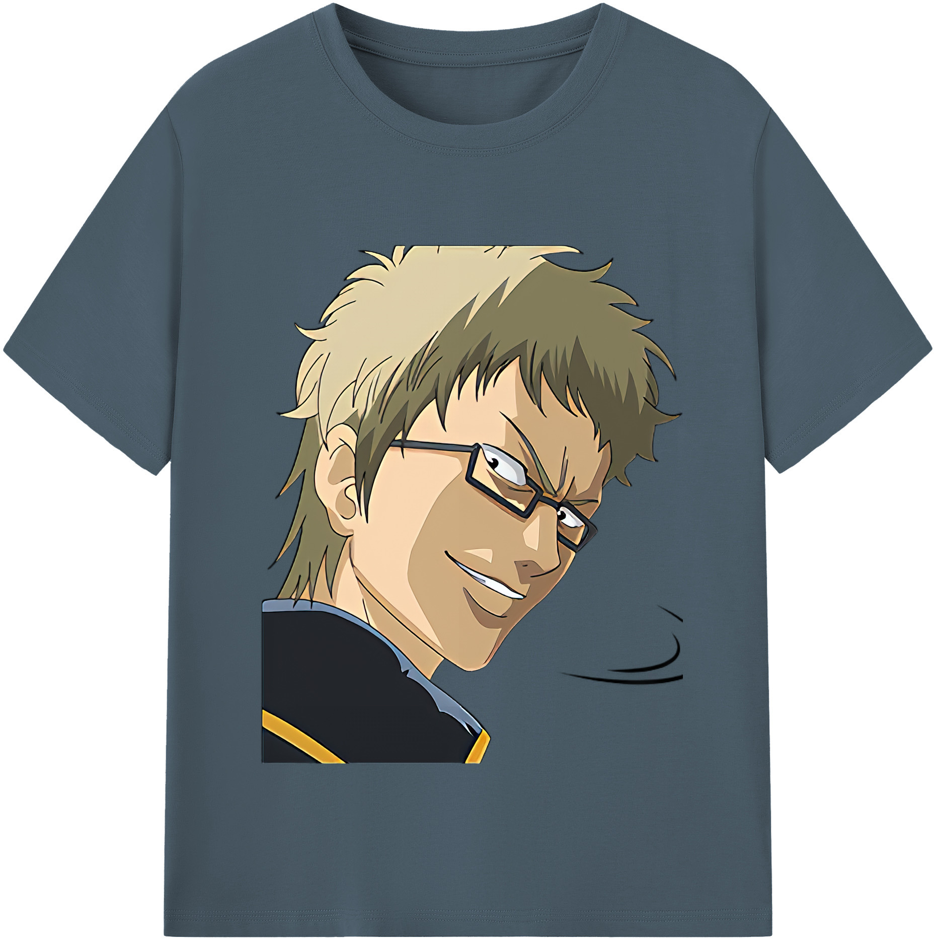 （画像用） ぎんたま 坂田銀時（さかたぎんとき） 神楽 志村新八（しむら しんぱち） GINTAMA Sakata Gintoki Kagura Shimura Shinpachi 綿100％半袖Tシャツ（フロントプリント）